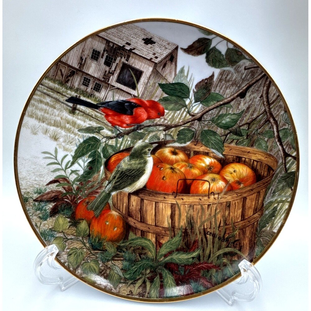 "Last of the Harvest" Franklin Mint Collector Plate ~ 8"